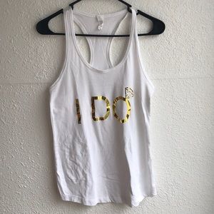 I Do Wedding Ring Tank Top